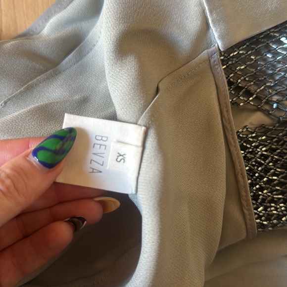 BEVza Vest Dress in Steel Grey - Picture 8 of 8